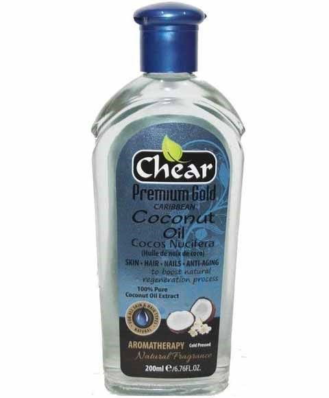 CHEAR PREMIUM GOLD CARIBBEAN COCONUT OIL 200 ml Sprays, Serums and Oils Asetena Pa