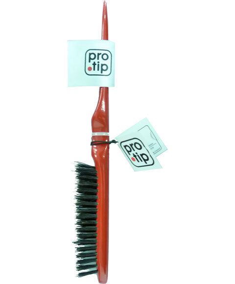 WOOD BRUSH POR Color RED Salon Accessories Asetena Pa
