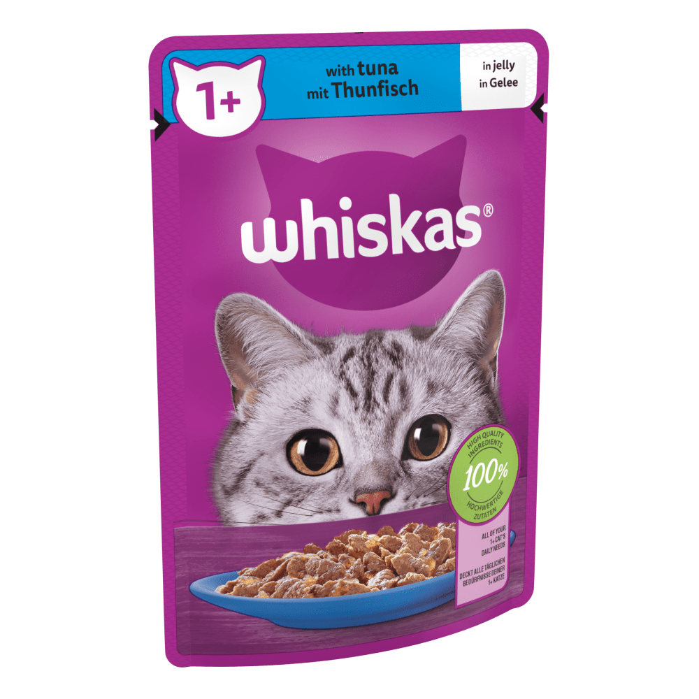 Whiskas Cat Pouch + Tuna In Jelly 28x85g