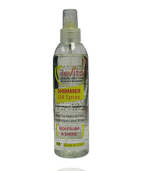 REVITA MOISTURE AND SHINE SHIMMER OIL SPRAY 200 ml Treatments Asetena Pa