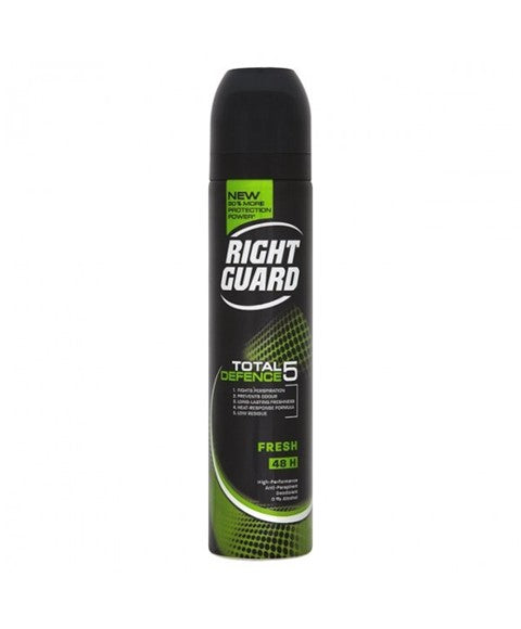 RIGHT GUARD TOTAL DEFENCE FRESH ANTIPERSPIRANT 250 ml Body Care Asetena Pa