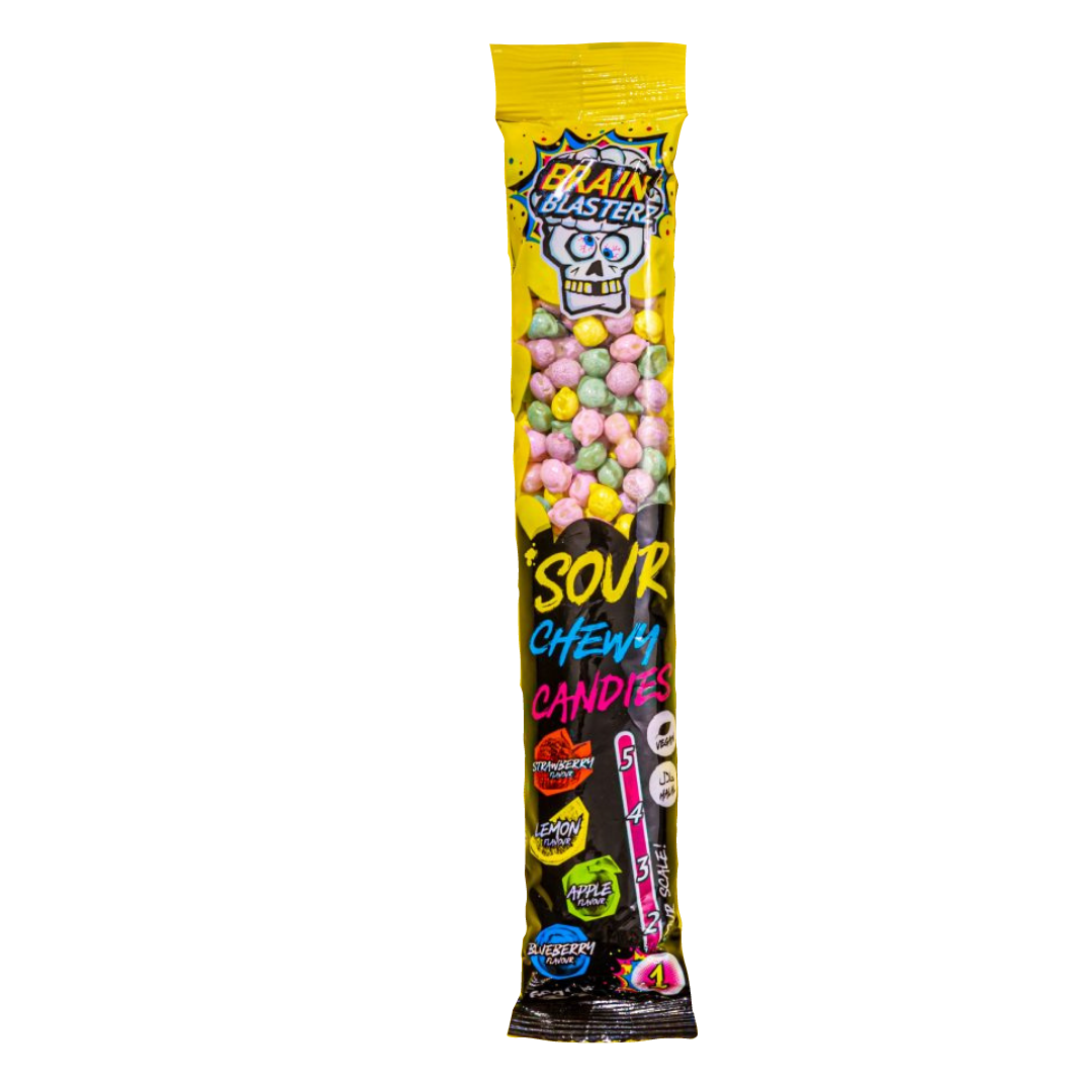 Brain Blasterz Sour Chewy Candies 12x60g(8)