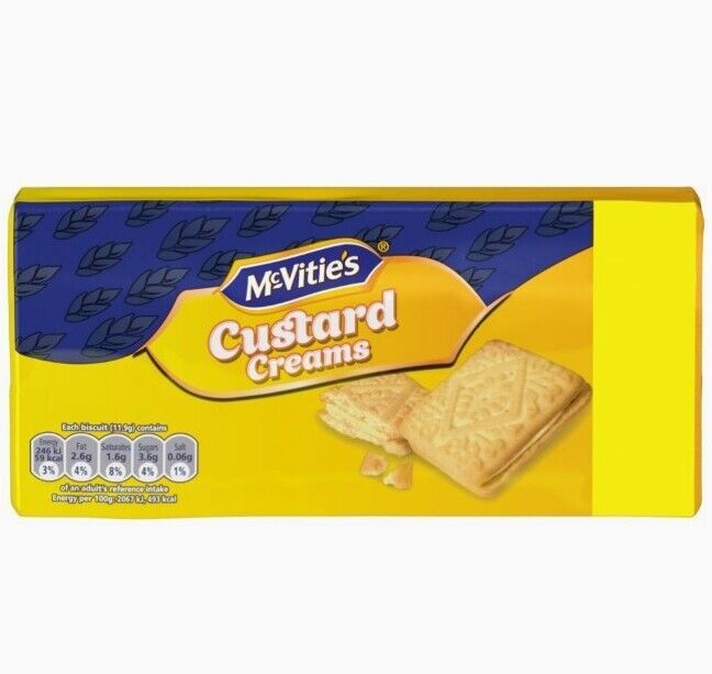 Mcvities Custard Cream 12x300g