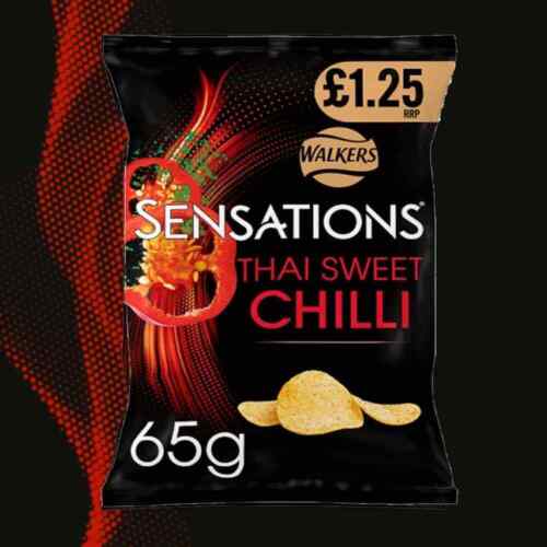Walkers Sensation Thai Sweet Chilli 18x65g