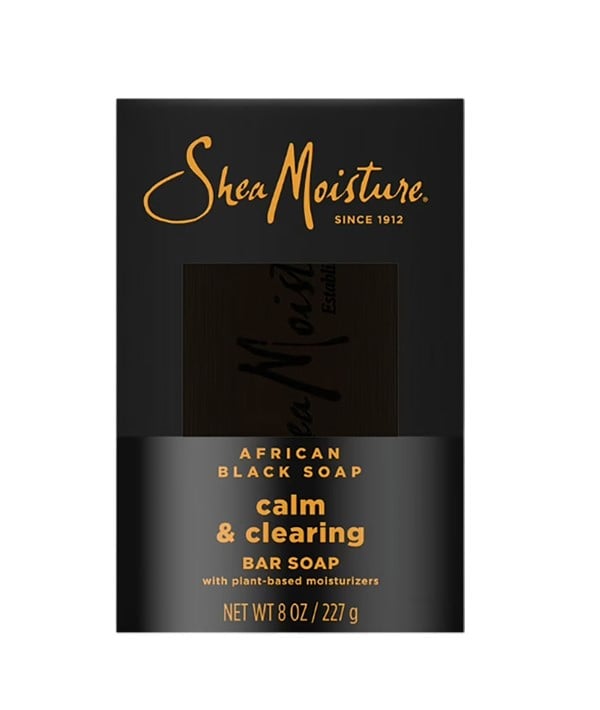 AFRICAN BLACK CALM AND CLEARING BAR SOAP WITH SHEA BUTTER 227 g (Pack of 6 ) Body Care Asetena Pa