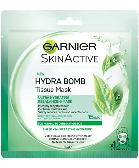 SKIN ACTIVE MOISTURE BOMB RE BALANCING TISSUE MASK 32 g Skin Wash Asetena Pa