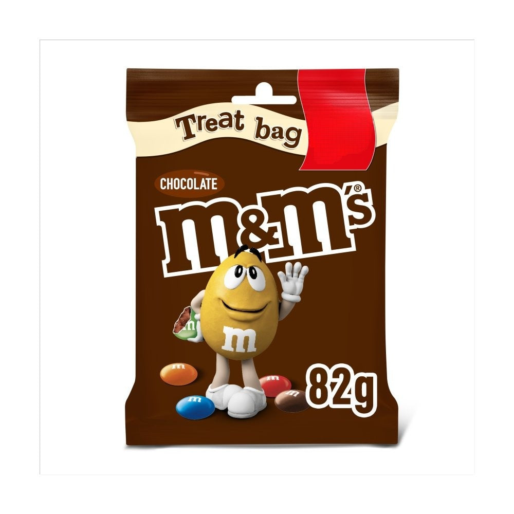 M&M's Milk Chocolate Bites Treat Bag 82g Box of 16