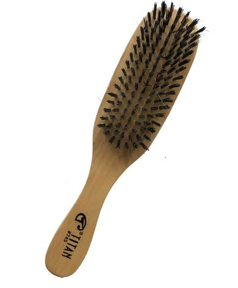 TITAN HARD WAVE WODDEN BRUSH 743 Hair Brushes and Combs Asetena Pa