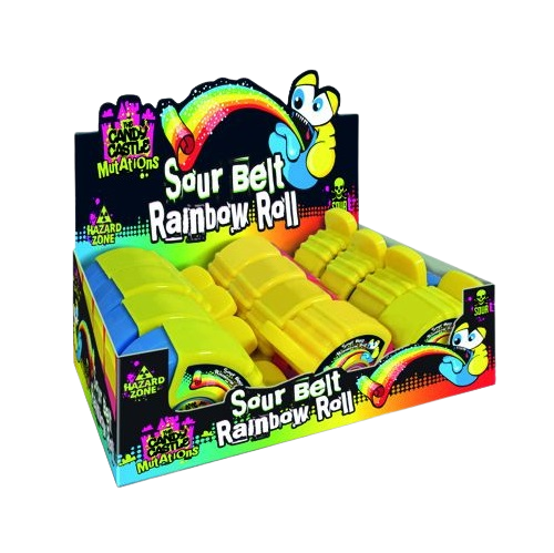 The Candy Castle Mutations Sour Belt Rainbow Roll 12x35g(8)