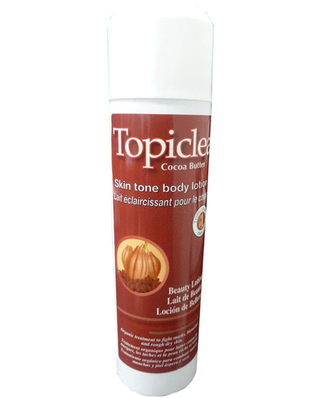 TOPICLEAR COCOA BUTTER SKIN TONE BODY LOTION 500 ml Skin Moisturizing Asetena Pa