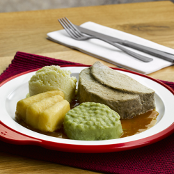 Simply Puree Level 4 Pureed Roast Lamb With Mint 12 x 380g Ready Meals Asetena Pa