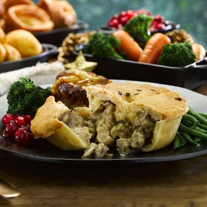 Phat Gluten Free Wild Boar Pork & Cider Pie 12 x 300g Ready Meals Asetena Pa