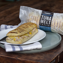 Tuna Melt Panini 12 x 167g Ready Meals Asetena Pa