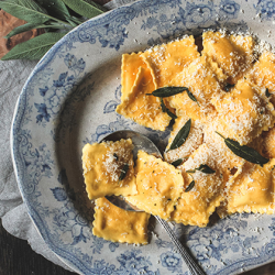 Pumpkin Ravioli Egg Pasta 3 x 1kg Ready Meals Asetena Pa