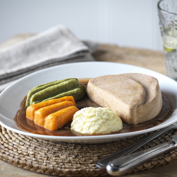 Simply Puree Level 4 Pureed Beef Stew & Dumplings 12 x 380g Ready Meals Asetena Pa