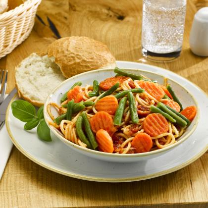 Hermolis Kosher Spaghetti Neopolitan 10 x 575g Ready Meals Asetena Pa