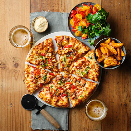 Chicago Town Stuffed Crust Salt and Pepper Chicken Pizza 9 x 692g Ready Meals Asetena Pa