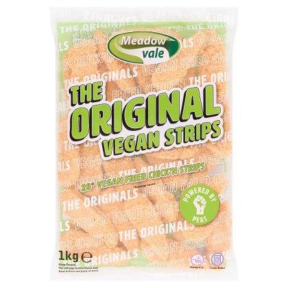 The Original Vegan Chick'n Strips 10 x 1kg Ready Meal Bundles Asetena Pa Meadowvale Original Vegan Chick'n Strips 10x1kg Meat-Free Meal