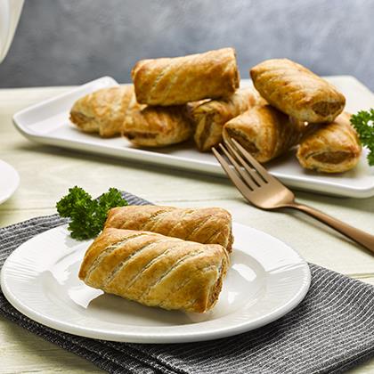 Savoury On The Go-Sausage Rolls 72 x 40g Ready Meals Asetena Pa