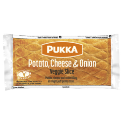 Individually Wrapped Frozen Baked Cheese & Onion Slice 36 x 156g Ready Meals Asetena Pa