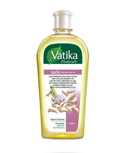 VATIKA NATURALS GARLIC ENRICHED HAIR OIL 200 ml Treatments Asetena Pa