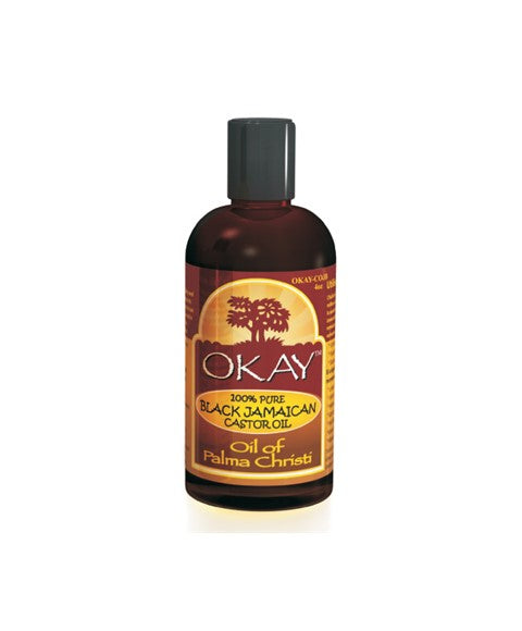 OKAY 100 PERCENT PURE BLACK JAMAICAN CASTOR OIL 237 ml Skin Moisturizing Asetena Pa