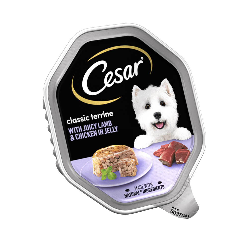 Cesar Classic Terrine With Juicy Lamb & Chicken 14x150g