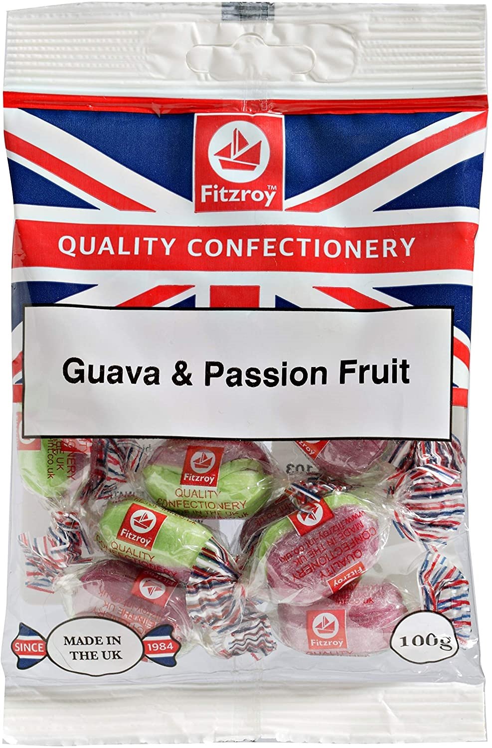 MASFitzroy Guava & Passion Fruit 100g Box of 12-Fd