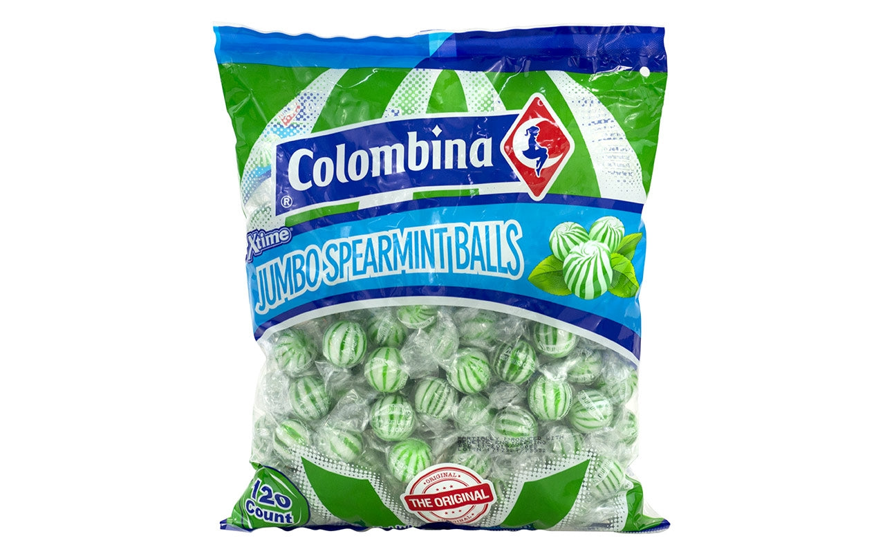 MASColombina Jumbo Spearmint Balls 120 Count-Fd