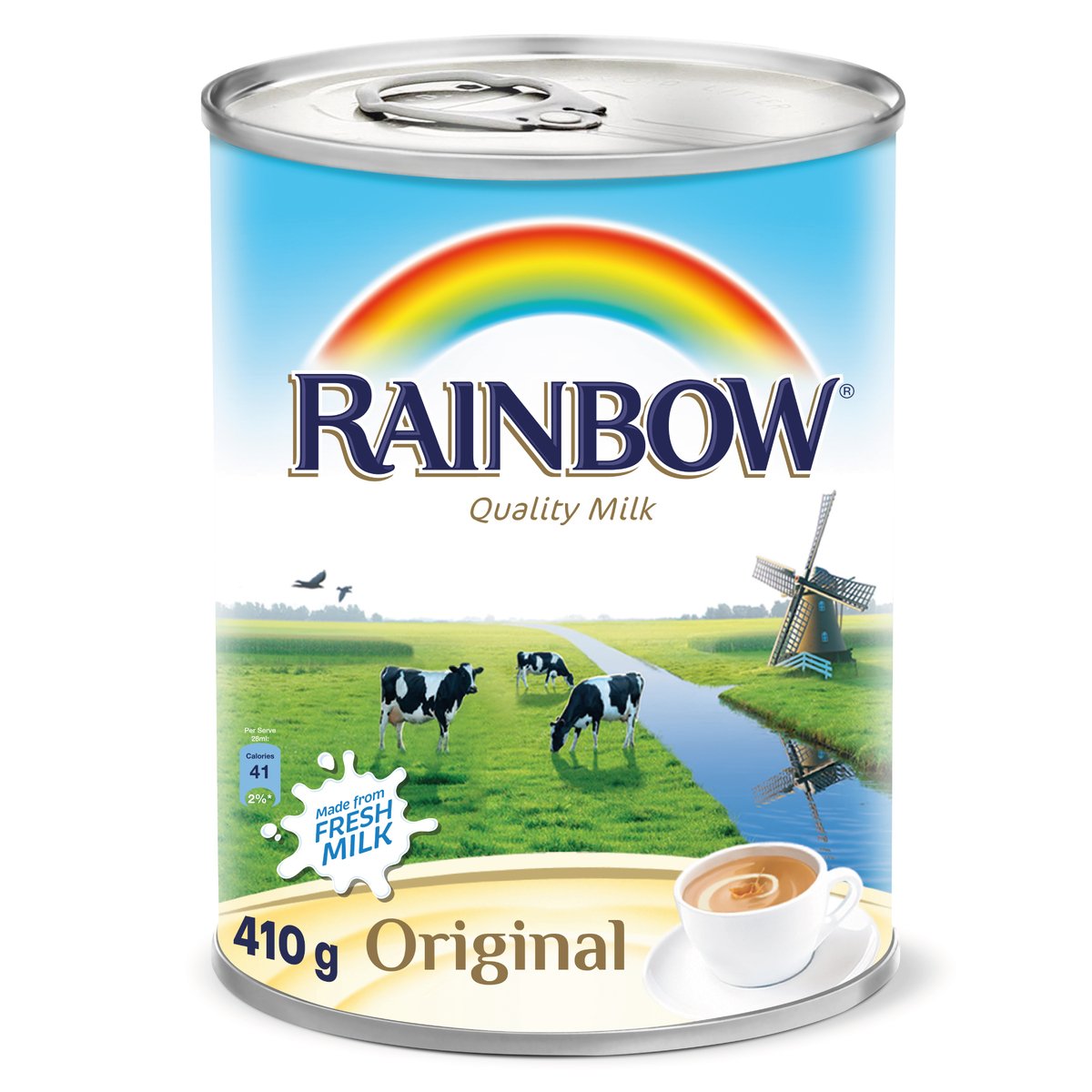 Rainbow Evaporated Milk 410g Case of 24