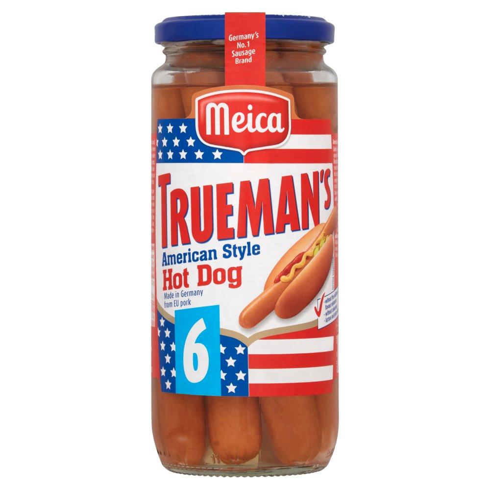 MASMeica Trueman's 6 American Style Hot Dog 540g-Food