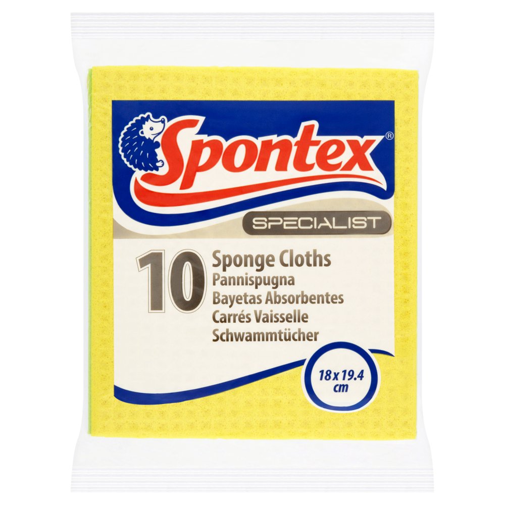 Spontex Specialist 10 Sponge Cloths-Food