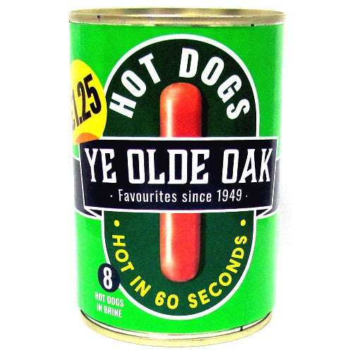 Ye Olde Oak Hot Dogs in Brine 400g-Food