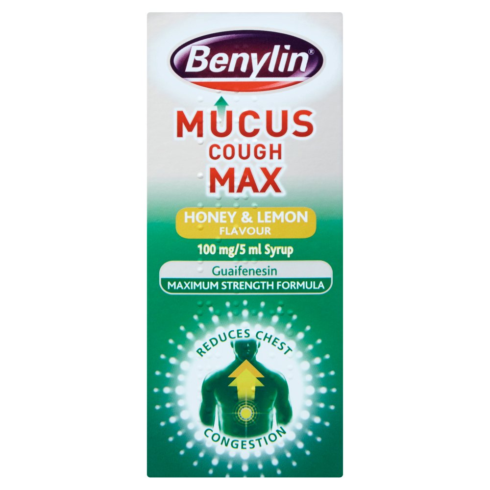 MASBenylin Mucus Cough Max Honey & Lemon Flavour 100 mg/5 ml Syrup 150ml-Food