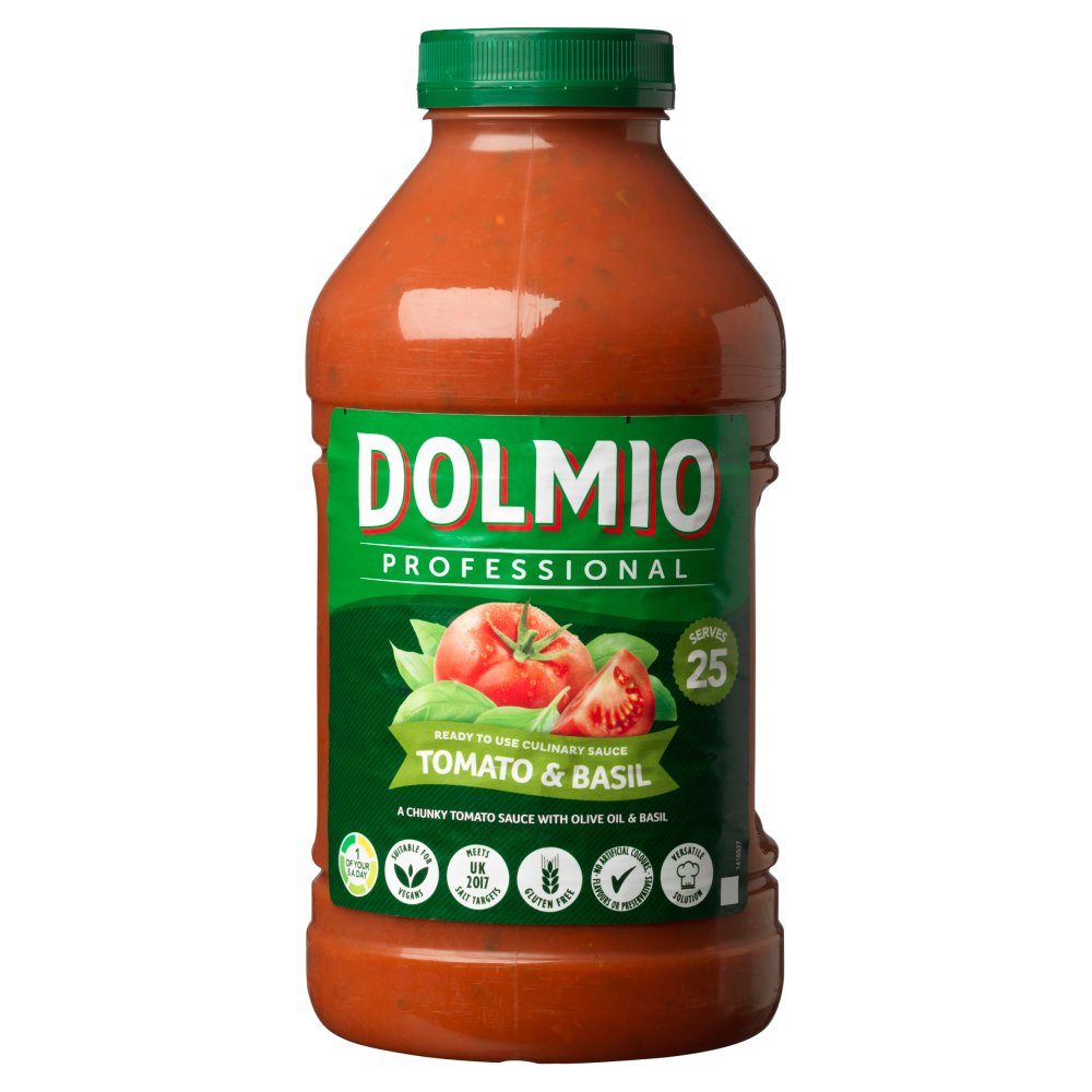 MASDolmio Tomato & Basil Pasta Sauce 2.27kg-Food
