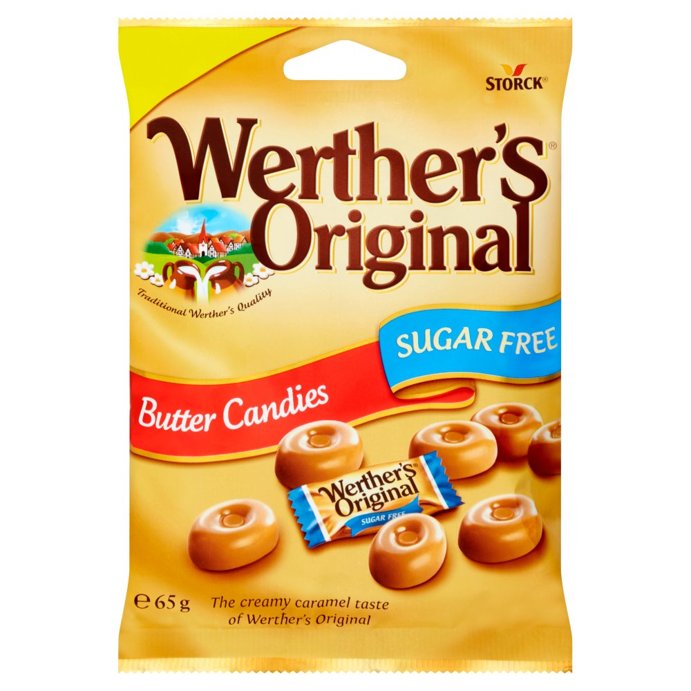 Werther's Original Sugar Free Butter Candies 65g-Food