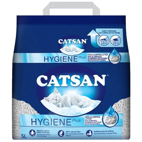 MASCatsan Hygiene Non-Clumping Odour Control Cat Litter 5L-Food