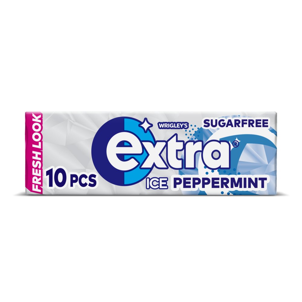 MASExtra Ice Peppermint Chewing Gum Sugar Free 10 Pieces-Food