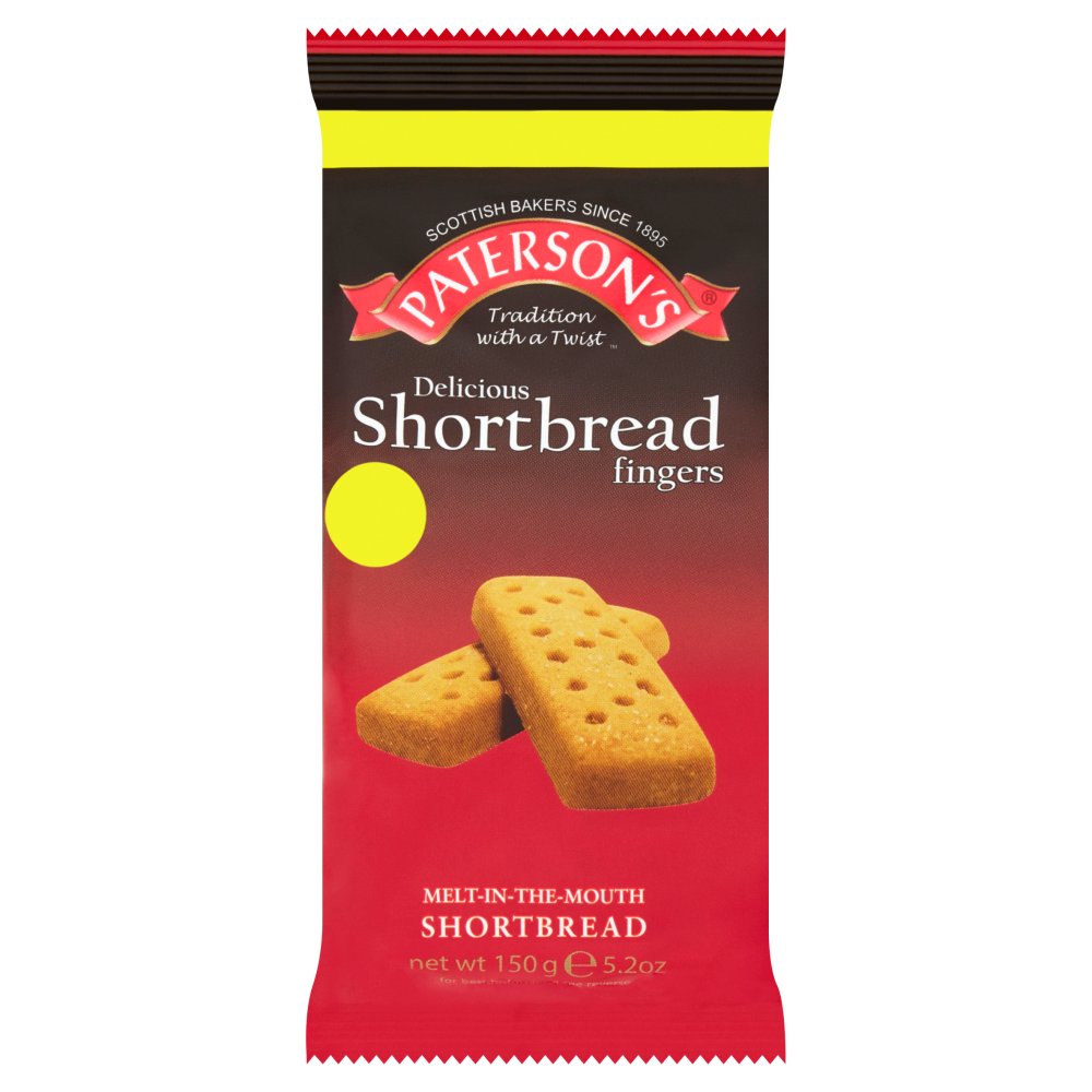 MASPaterson's Delicious Shortbread Fingers 150g-Food