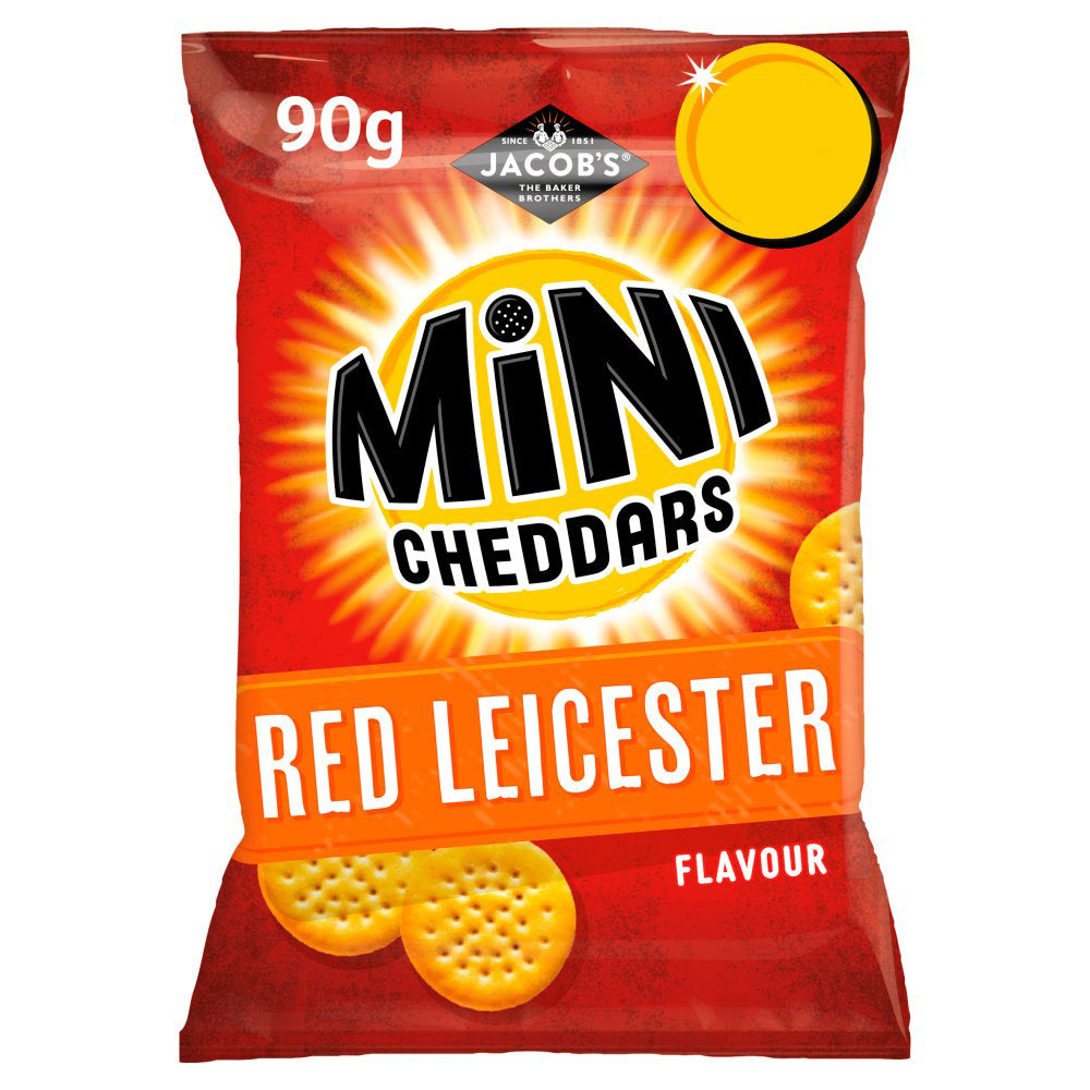Jacob's Mini Cheddars Red Leicester Flavour 90g