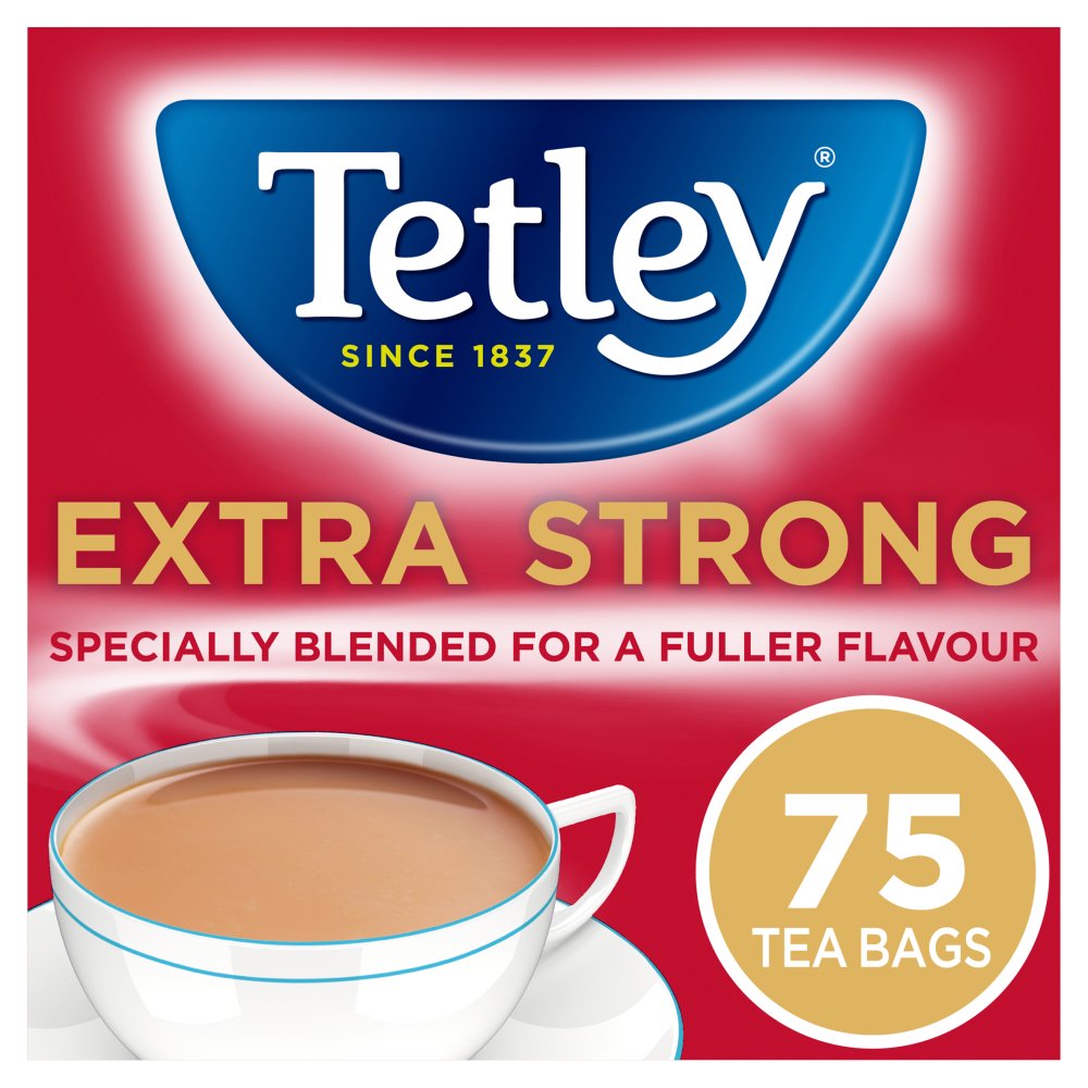 Tetley Extra Strong Tea Bags x75 237g