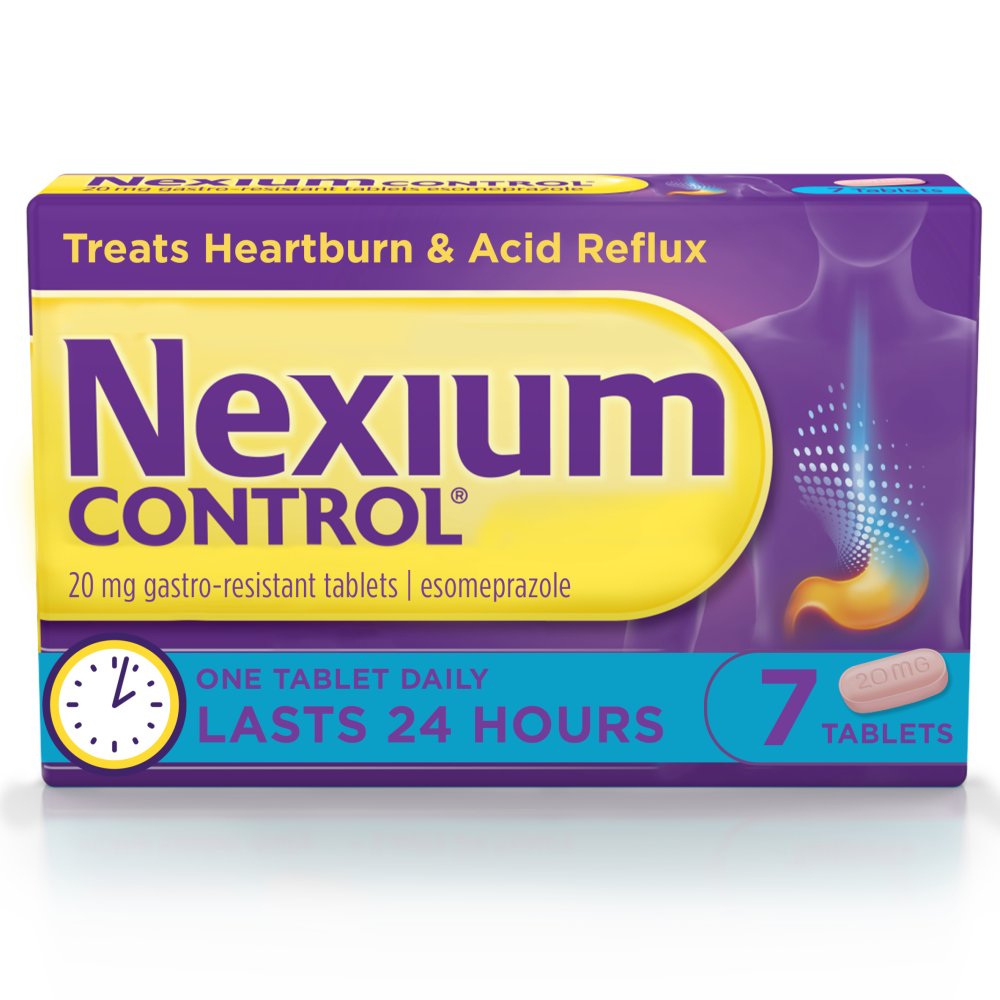 MASNexium Control Heartburn and Acid Reflux Relief 7 Tablet-Food