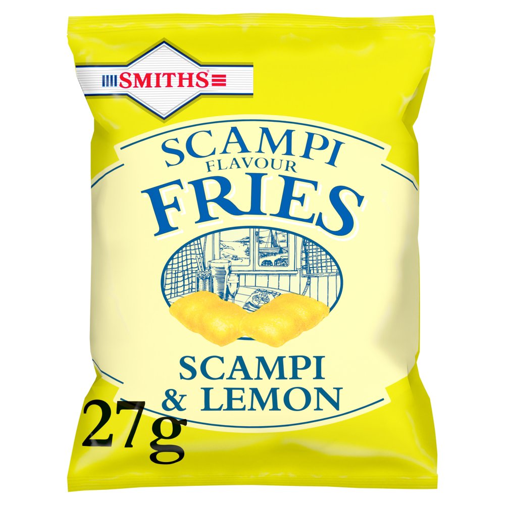 Smiths Scampi & Lemon Snacks 27g-Food