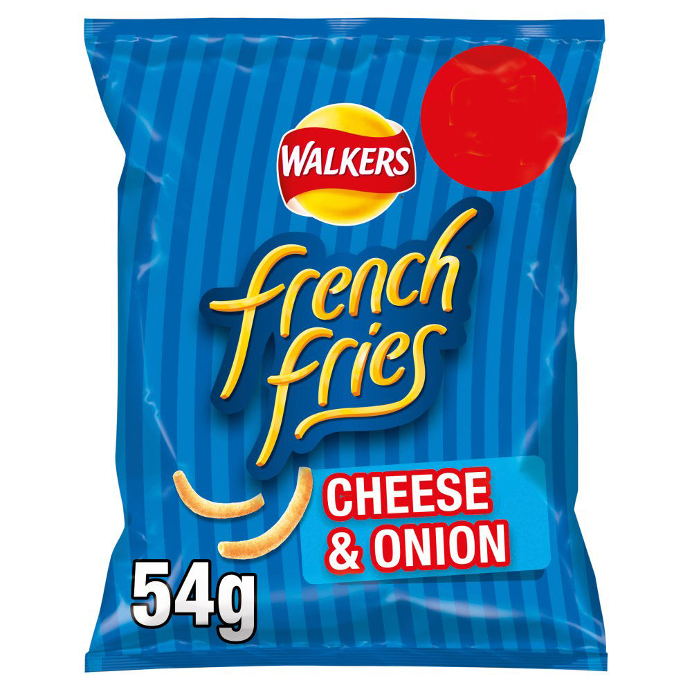 Walkers French Fries Cheese & Onion Snacks 54g-Food