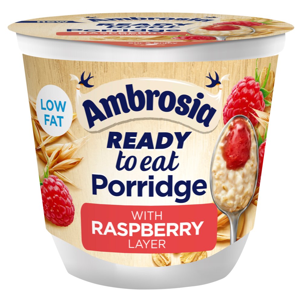 MASAmbrosia Ready to Eat Porridge Pot Layered Raspberry 210g-Food