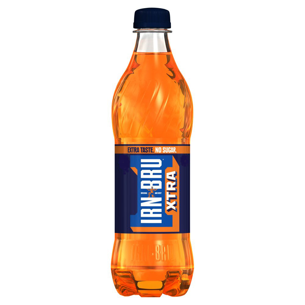 IRN-BRU Xtra No Sugar 500ml Bottle-Food Soft drink Asetena Pa