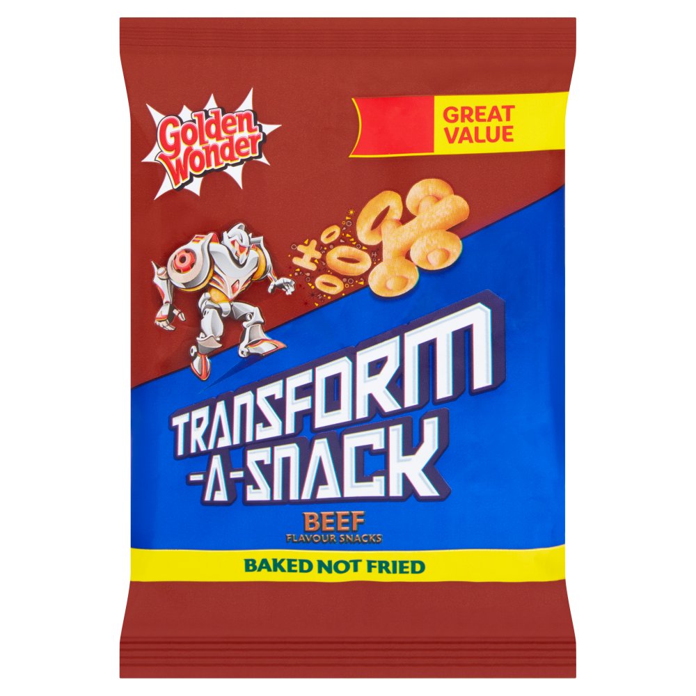 MASGolden Wonder Transform-A-Snack Beef Flavour Snacks 30g-Food