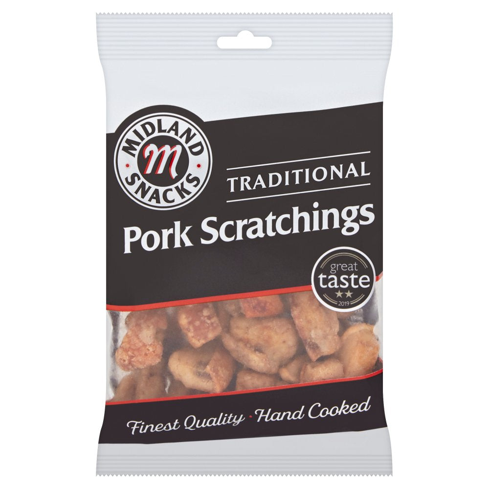 MASMidland Snacks Traditional Pork Scratchings 70g-Food