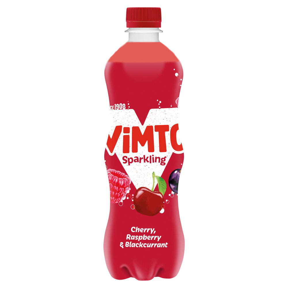 Vimto Sparkling Carb Cherry, Raspberry & Blackcurrant 500ml-Food