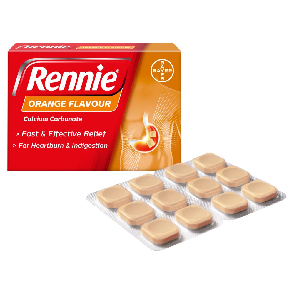MASRennie Orange Flavour 24 Chewable Tablets-Food